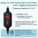 hygger 300W Submersible Aquarium Heater with Digital Temperature Controller, Mini Fish Tank Heater for 4080 Gallon Tanks, Overheat & Out-of-Water Protection, Freshwater & Saltwater