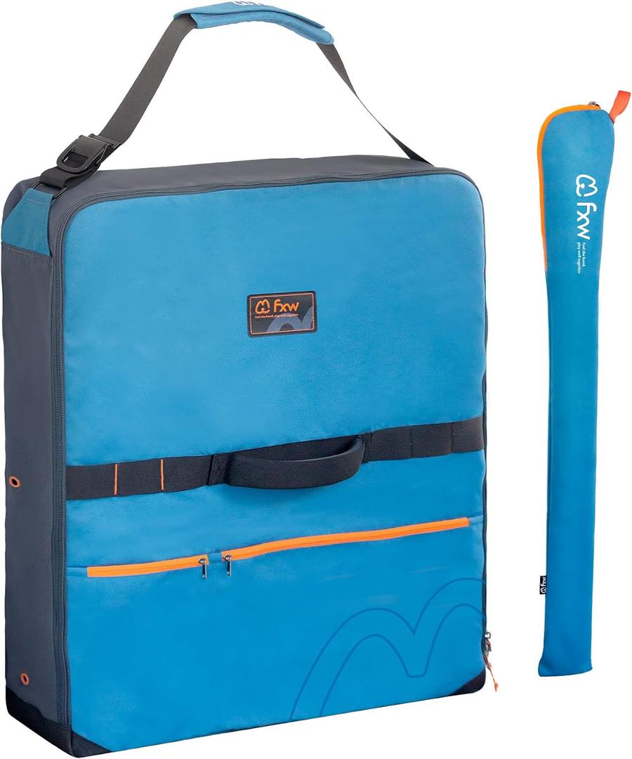 FXW Specialized Dog Playpen Storage Bag (Not Suitable for Other Brands), Designed for RV Trips, Fits 32" H 8 Panels and 9 StakesPatented (Blue)