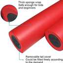 Foam Padded Practice Staff 4 Ft with Carry Bag, Bo Staff, Bo Staff for Martial Arts and Karate
