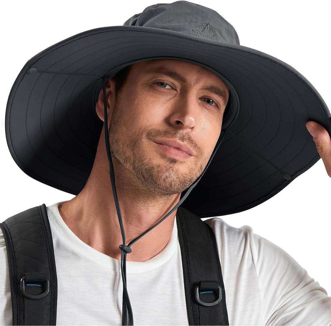Sun Hat: UPF 50+ Protection, Grey, XL-XXL