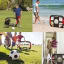 Kidodo Portable Soccer Goal Net Set - Pop Up Training Soccer Goals for Backyard - Indoor or Outdoor Versions - Easy Assembly - Great for Kids and Adults