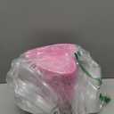 Yerliker 12 Pieces Valentines Heart Food Containers with Lids 22 oz / 650 ml Large Heart Shaped Food Containers Plastic Storage Box Reusable Dessert Box for Kitchen Restaurant Fruit Vegetable (Pink)