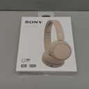 Sony WH-CH520 Wireless Headphones Bluetooth On-Ear Headset with Microphone and up to 50 Hours Battery Life with Quick Charging, Cappuccino