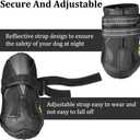 CovertSafe& Dog Boots for Dogs Non-Slip, Waterproof Dog Booties for Outdoor, Dog Shoes for Dogs 4Pcs with Rugged Sole Black, Size: Size 4: （2.6''x2.1'')(L*W) for 31-40 lbs