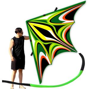 SGftre Delta Kite for Kids & AdultsExtremely Easy to Fly for BeginnersKites for Beach Trip Park Family Outdoor Activities, X-Large