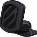 Scosche MAGDMB MagicMount Magnetic Phone Mount for Car, Dashboard Cell Phone Holder with 360° Adjustable Magnet Head, Universal Phone Stand for Car Compatible with iPhone, Samsung, and All Devices