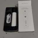 Casfuy Dog Nail Grinder Upgraded - Professional 2-Speed Electric Rechargeable Pet Nail Trimmer Painless Paws Grooming & Smoothing for Small Medium Large Dogs & Cats (White)