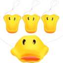 ABOOFAN Duck Nose Costume - 4pcs Duck Bill Beak Nose Bill Masks Animal Snout Animal Mask Fancy Masquerade Masks Costumes Accessory for Cosplay