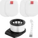 Fit For Shark IZ531H IZ540H IZ541H IZ542H IZ562H IZ563H IZ661HC IZ662HC Upright Vacuum, Replacement Filters, 1 Filter, 4 Foam Filters & 4 Felt Filters, 1 Clean Brush