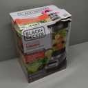 BLACK+DECKER PowerCrush Multi-Function Blender with 6-Cup Glass Jar, 4 Speed Settings, Silver