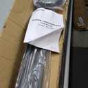 Muzata 5-10FT Modular Black Side Mount Cable Railing Kit 42 Inch 2 Level Post Kit Complete Set Cable Railing System for Decks Length Adjustable with Paper User Guide (No Handrail) RWF2 BH4L