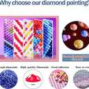 YULIDECO National Park Diamond Art Kits for Adults,5D Lanscape Diamond Art 6-Piece Set,DIY Full Drill Diamond Painting Kit,Home Wall Decor Diamond Painting (12x16 Inch)
