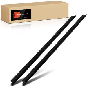 A-Premium 2PCS Rear Left and Right Outer Window Molding Trim Weather Stripping Kit Compatible with Chevrolet & GMC Models - Silverado 1500 HD 2500 HD 3500, Tahoe, C1500 Suburban, Blazer, Sierra, Yukon