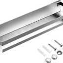 Stainless Steel Bathroom Shelf 15.75 Inch Bathroom Shower Shelf Bath Kitchen Shower Caddy Rack Rustproof Metal Storage Floating Shelves Wall Mounted Rectangular Shelf