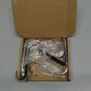 DOYOLLA Christmas Stocking Holders Xmas Fireplace Hanger Hooks Holiday Mantel Garland Clips Metal Grips Set of 4 (Silver)