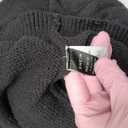 Sweater with Heart Design, Black, Large