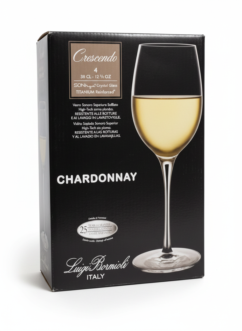 Luigi Bormioli 12.75 oz Soft White Wine Glasses