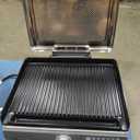 Ninja Griddle and Indoor Grill, 14, Electric Grill, For Steak, Burgers, Salmon, Veggies, and More, Pancake Griddle, Nonstick, Dishwasher Safe, 500F, Even Cooking, Silver, GR101