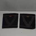 Hamstring Compression Sleeve (Pair)  Copper Thigh Support for Women & Men Relieve Groin Pull (Black, Medium)