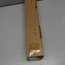 Gold No Drill Curtain Rods for Windows 48 to 84 Inch, USFOOK 5/8 Inch Curtain Rods No Drilling with 3M Adhesive Holders, Apartment Friendly Drapery Rod with Round Finials