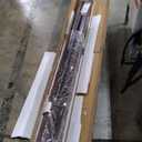 42X80in Accordion Door Interior,PVC Sliding Folding Doors with Lock,Divider Door with Hardware,Brown Waterproof