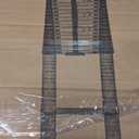 JADDUO Telescoping Ladder, 20.3 FT, Rectangular, Heavy Duty, Silver