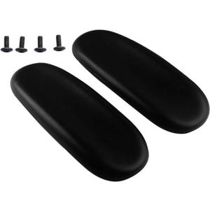 Office Chair Arm Rest Replacement Fits All Styles of Arms with 4" Mounting Hole Patterns Screws Set Desk Armrest Cover(2Pack)