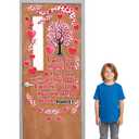 Fun Express Religious Heart with Verse Classroom Door Decorating Set - 48 Pieces