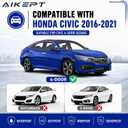 Window Molding Trim Seal Belt Compatible with Honda Civic Sedan 2016-2021