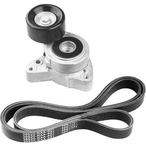 Drive Belt Tensioner Kit Compatible with Honda CR-V Civic Accord Element, for Acura TSX CSX RDX ILX Replaces Belt Tensioner Pulley Assembly 31170-RAA-A01, 7PK1785, 31170-PNA-013