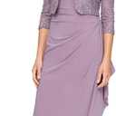 Alex Evenings Women's Empire Waist Bolero Jacket Dress 16