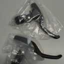 Universal 2.2cm Bike Brake Levers Aluminum Alloy V-Brake Handlebar Bicycle Brake Handle for Most Bicycle, Mountain Bike, Road Bike 1 Pair (Black)