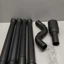 Sealegend Gutter Cleaning Attachment Kit Compatible with EGO 530CFM, 580CFM, 575CFM, 650CFM, 615CFM, LBX6000 Leaf Blowers 360 Rotation Nozzle, Extends Up to 8.3FT from The Ground