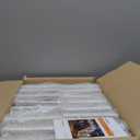 APONUO Solar Post Cap Lights for 4x4 Posts, Bright Cool White LED Post Cap Lights Solar Powered, IP64 Waterproof & All-Night Lighting, White 16 Pack  Deck, Fence, Patio Light (Easy Install)