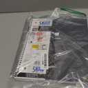 Five Star Spiral Notebook + Study App, 5 Subject, College Ruled Paper, 8-1/2" x 11", 200 Sheets, Fights Ink Bleed, Water Resistant Cover, Black (72081)