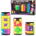 R.Y.TOYS Rotate and Slide Puzzle-Design Patent,Fidget Toys(Restore Order/Create Patterns) 8 Colors,4, 6 and 8 Layers-Detach Piece for Quick Play,Brain Teaser,Sensory Toy Gift,Easter Basket Stuffers