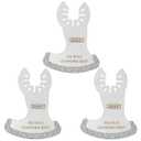 XXGO 3 Pcs Diamond Grout Multitool Blade for Grout Remover XG3001S
