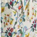 efluky Slim Laundry Basket, Narrow Laundry Hamper with Handles, Collapsible Dirty Clothes Hamper, Tall Laundry Bin for Laundry Room, Dorm and Bedroom, 48L (12.7 Gallon) Floral