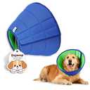 Dog Cone Collar Alternative for Stop Licking Large Medium Small Size Elizabethan Soft Comfy Prevention Pet Protective After Four Paws Surgery Recovery Anti Neuter Surgical Lightweight Drying