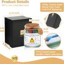 Inspirational Bible Verse Jar for Kids Teen Men Women,First Communion Gifts for Girls Boys,Cultivating Virtues from Bible Verses,Biblical Christian Gifts for Women Men Mom Sister Daughter Son Friend