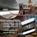 RV Slide Out Roller Replacement, Solid Steel Plate Nylon Dual Roller Compatible with Most Lippert Slide-Out Systems (3 Pack)