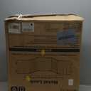 127.5" Extra Wide Baby Gate for Fireplace Christmas Tree, Configurable 5 Metal Panels Baby Fence, Child Gate for Wide Openings with Anti-Trip Pedal, Long Kid Gate for Dog Pet, 28'' Tall Black