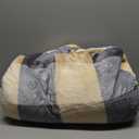 Bedsure Heated Blanket Wearable Shawl - Electric Wrap Poncho Blanket Hoodie Adult as Winter Gifts for Mom Women Girlfriend, Warm Sherpa Heating Throw, Auto Shut Off, 55x64 inches, Beige Plaid Pattern