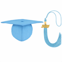 FtyFty Unisex Adult Matte Graduation Cap with Tassel Year Charm 2025  5 Pack