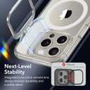 ESR for iPhone 15 Pro Case, Compatible with MagSafe, Military-Grade Protective Clear Case for iPhone 15 Pro,Built-in Stash Stand Phone Case, Scratch-Resistant Back Cover, Classic Series,Clear
