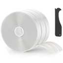 Butyl Tape White 3/4" x 30 Ft None Hardening Premium Butyl Caulk Tape for RV Window Glazing Roofing Leak Opening Pipe Plumbing Fixture EPDM Roof Patching(3 Pack)