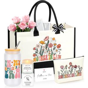 Mother in Law Gifts, Mothers Day Birthday Gifts for Mother in Law, Christmas Birthday Present Basket Set of 6