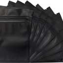 200 Pack Mylar Bags 3.3 x 5.1 Inch Resealable Smell Proof Bags Foil Pouch Bag Flat Bag Matte Black