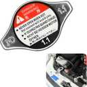 Coolant Radiator Cap, Replace 19045-RAA-003, 19045-PAA-A01, Radiator Cover Compatible with 1992-2005 Honda Civic 1994-2006 Accord 1997-2005 CRV 2003-2008 Honda Pilot 1995-2007 Odyssey (1PC)