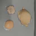 Invisible Strapless Sticky Bra Push up for Women, Ultra Adhesive Bra for Backless Dress, Cleavage Bra Lift Novelty Bras (B Cup, Light Beige)